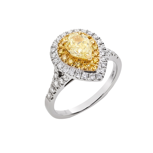 500X500 yellow diamond ring