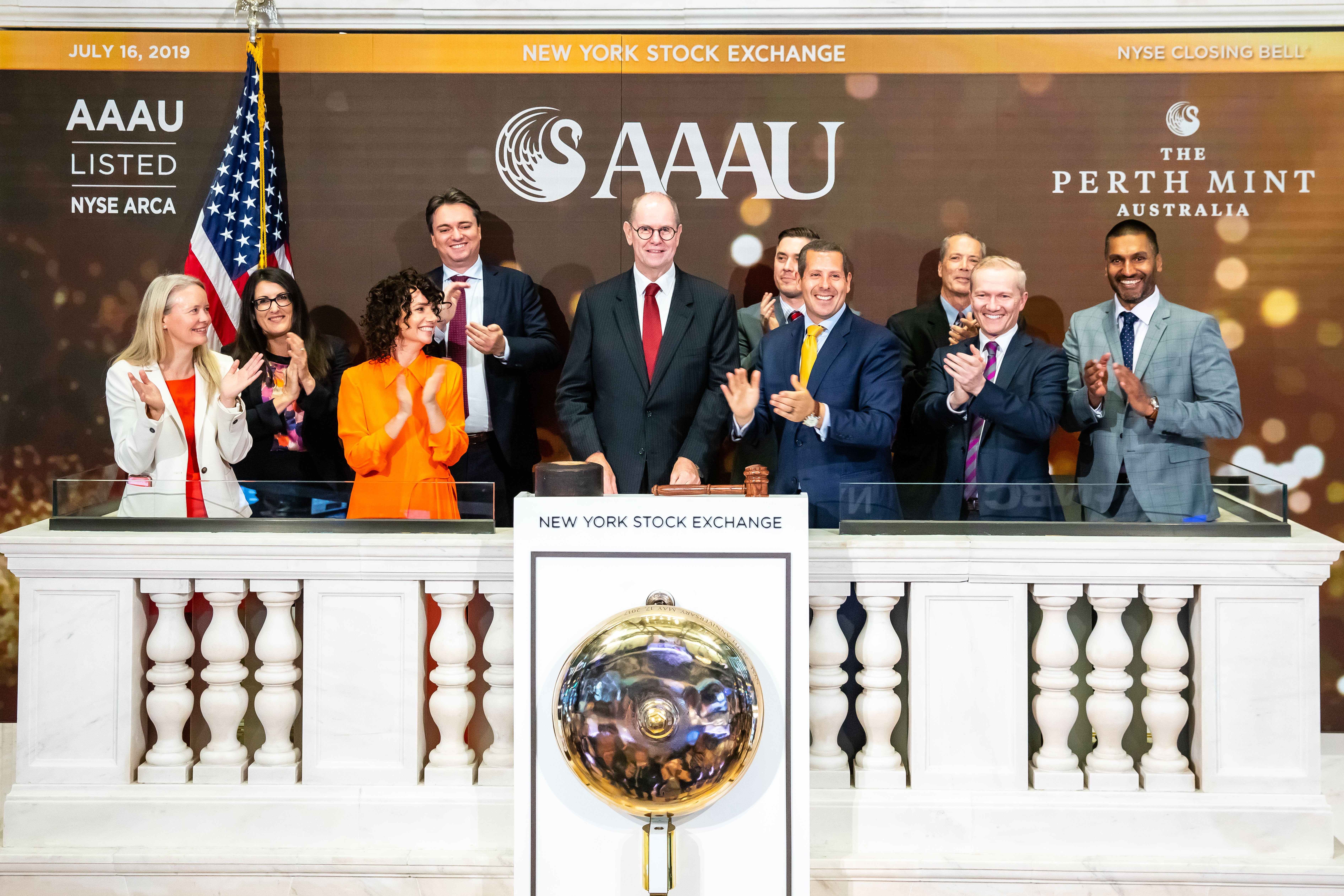 The Perth Mint launches on NYSE.