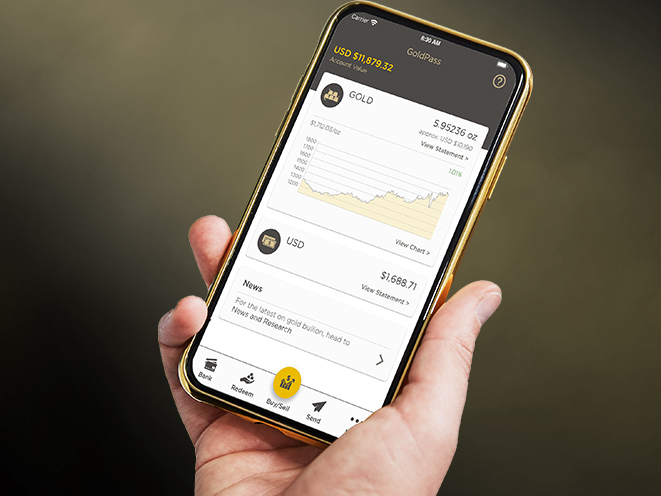 GoldPass app from The Perth Mint.