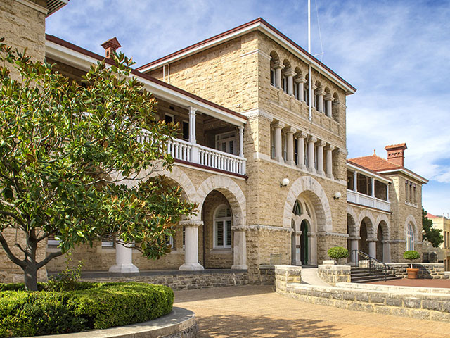 The Perth Mint building.