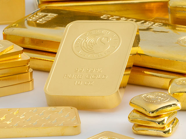 Minted bars at The Perth Mint