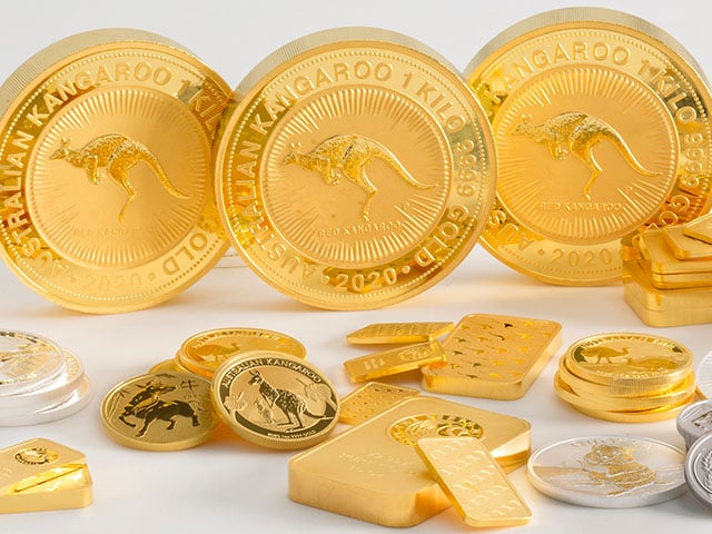 Gold bullion made by The Perth Mint