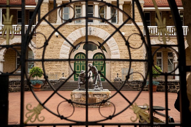 The Perth Mint front gate