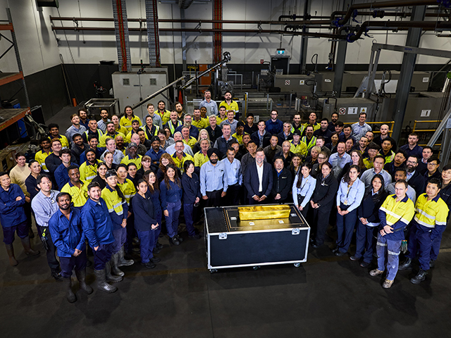 World record for largest bar of gold