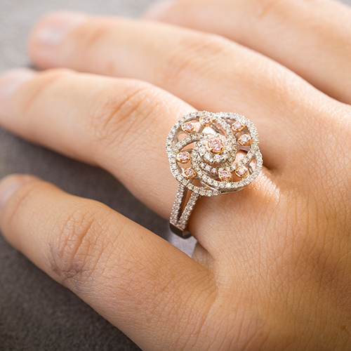 A stunning ring from the luxury jewellery selection at The Perth Mint.