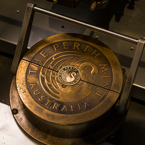 Medallion at The Perth Mint.
