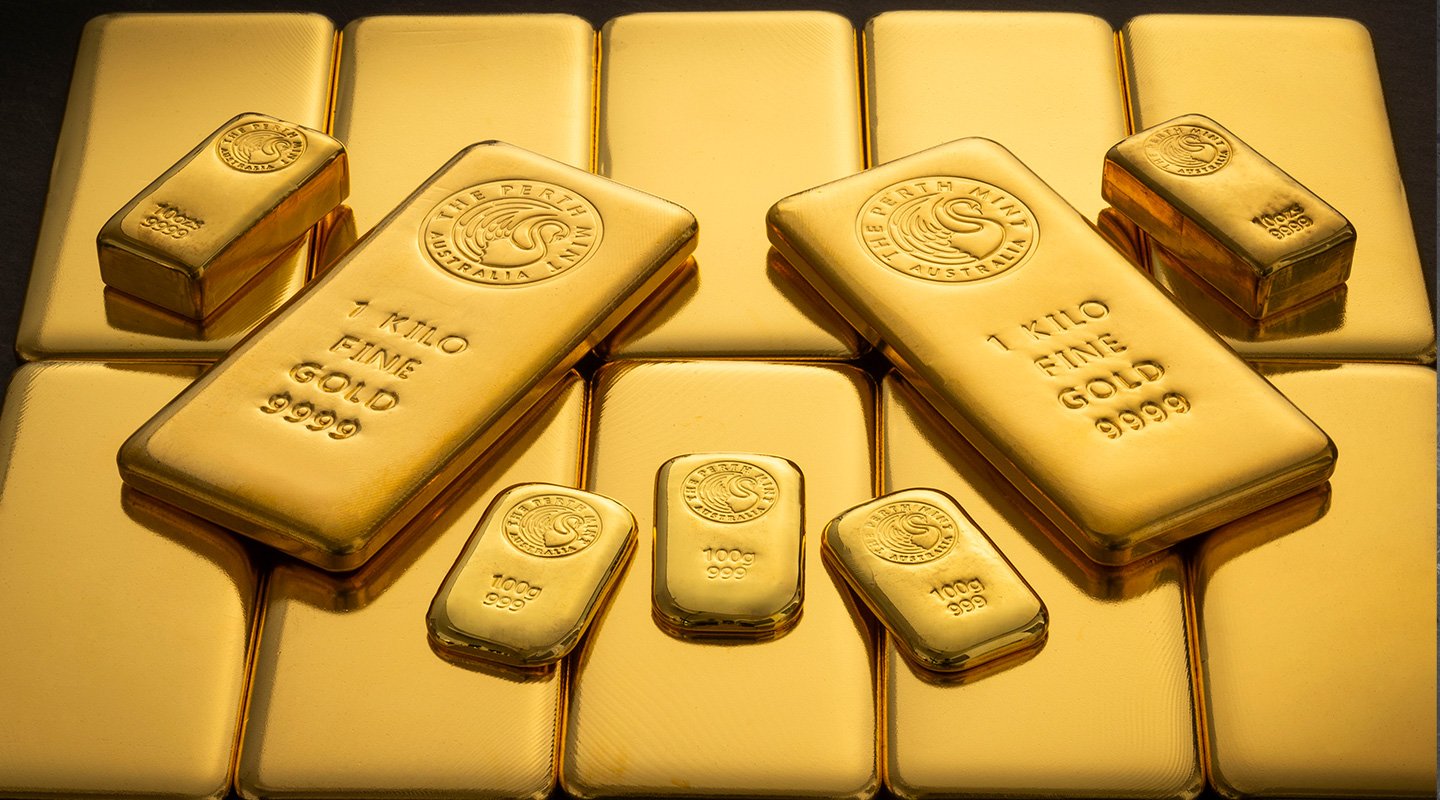 The Perth Mint Gold bars