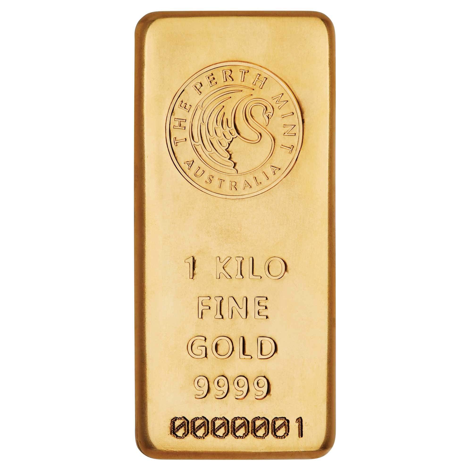 02 1 Kilo Gold Cast Bar Straight On HighRes
