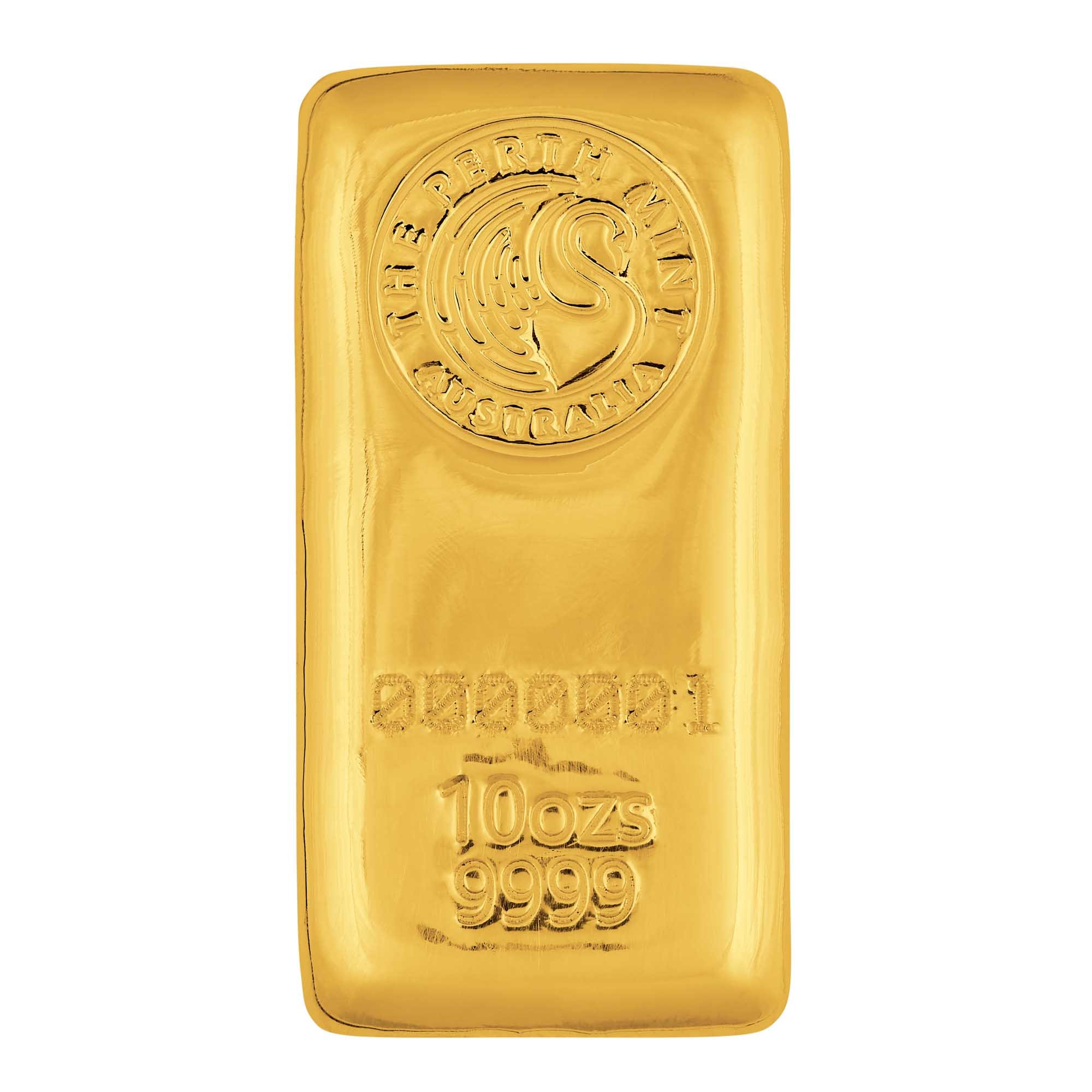 10 2025 Gold Cast Bar 10oz Front HighRes