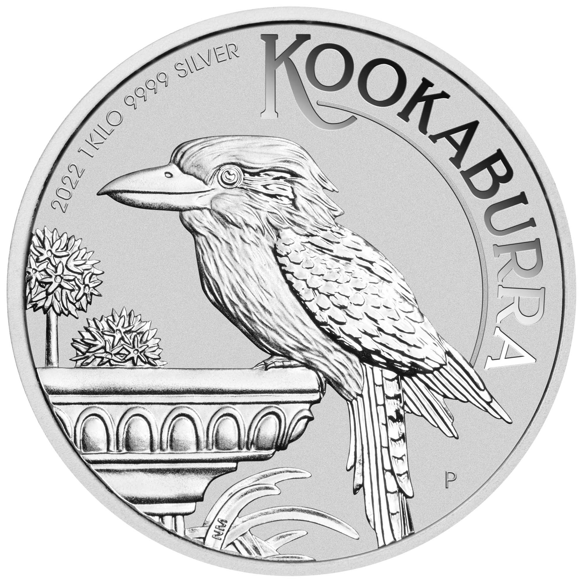 02 2022 AusKookaburra Silver 1Kilo Bullion StraightOn HighRes