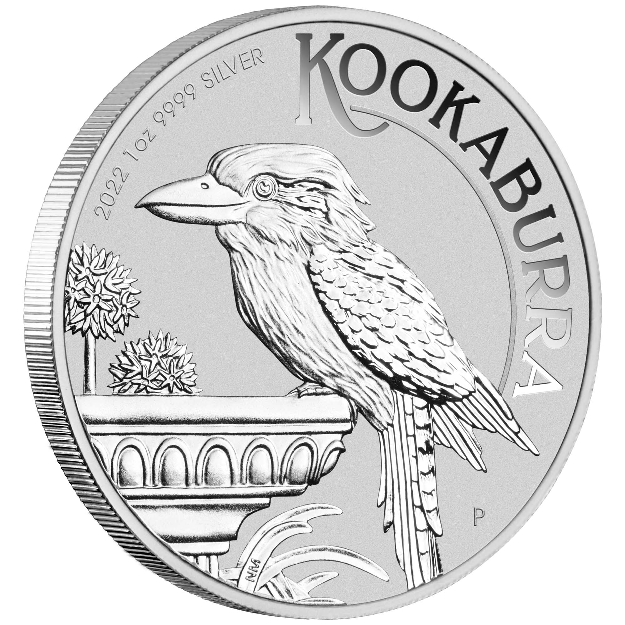 01 2022 AusKookaburra Silver 1oz Bullion OnEdge HighRes