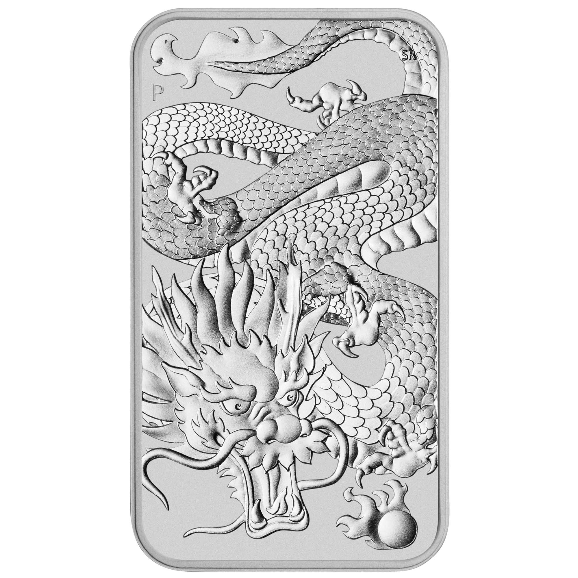 02 2022 RectangularDragon 1oz Silver Bullion StraightOn HighRes