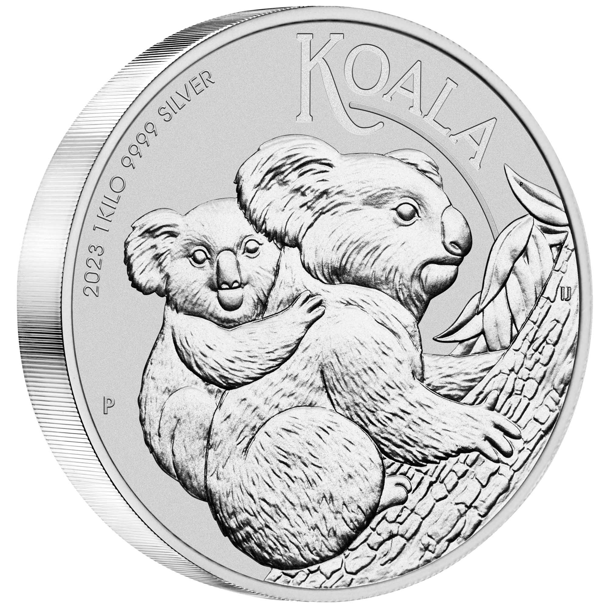 02 2023 AusKoala Silver 1Kilo Bullion OnEdge HighRes
