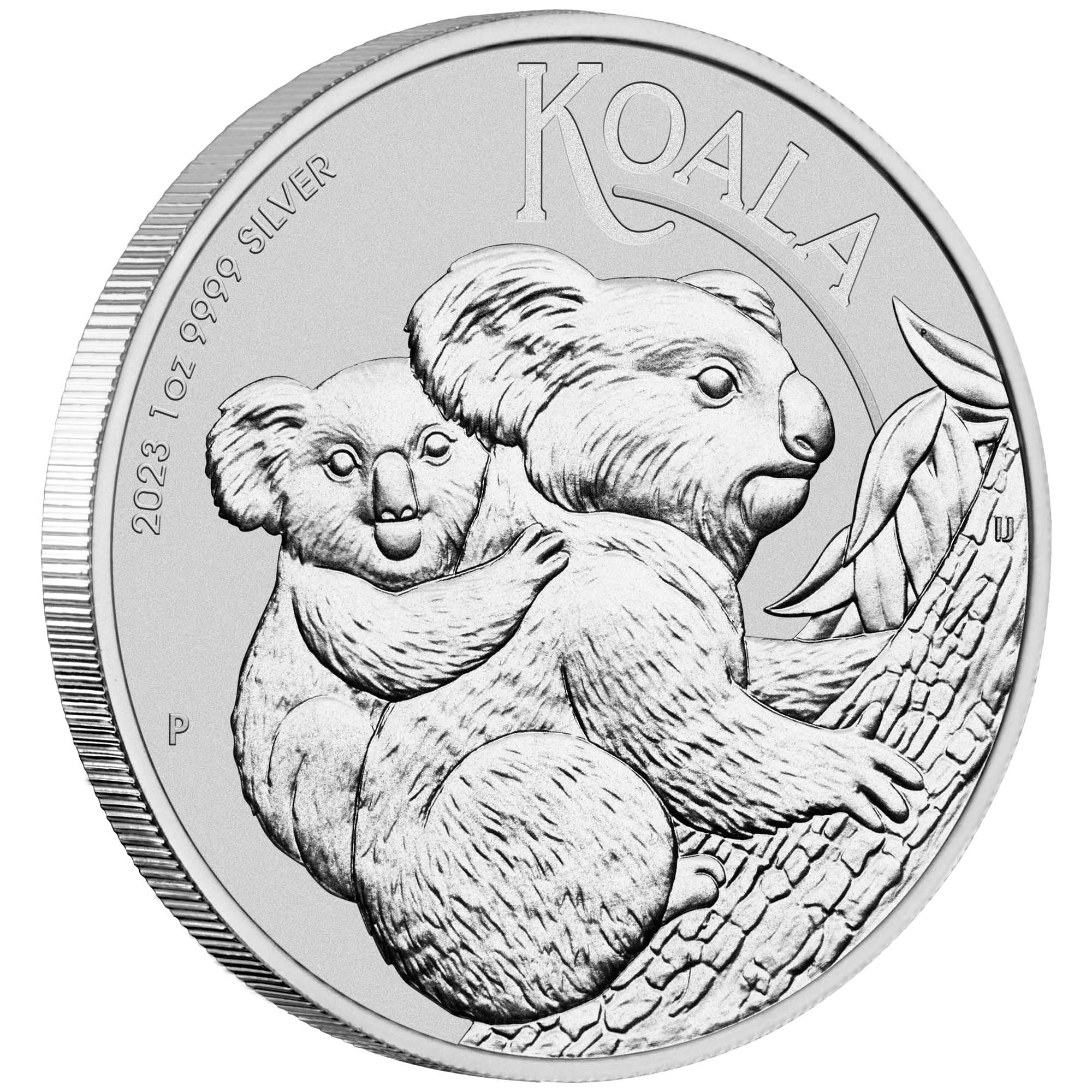 00 2023 AusKoala Silver 1oz Bullion OnEdge HighRes