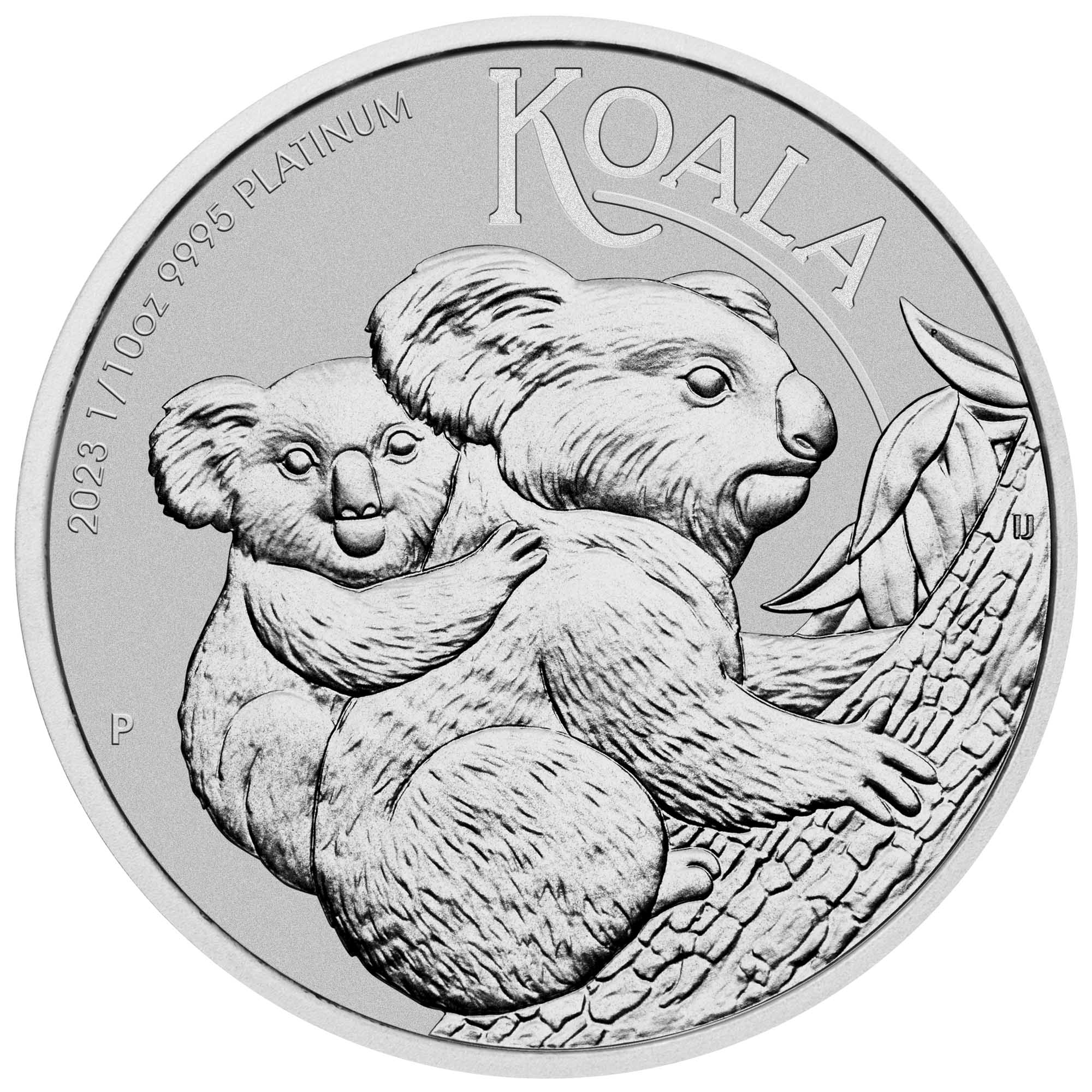 05 2023  Koala  1 10oz Platinum Bullion Coin StraightOn HighRes