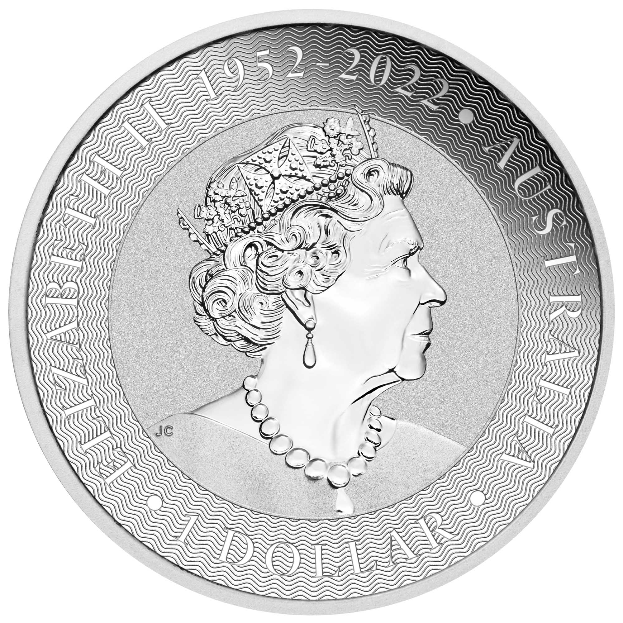 02.5 2023 Australian Kangaroo Silver 1oz Bullion Obverse HighRes