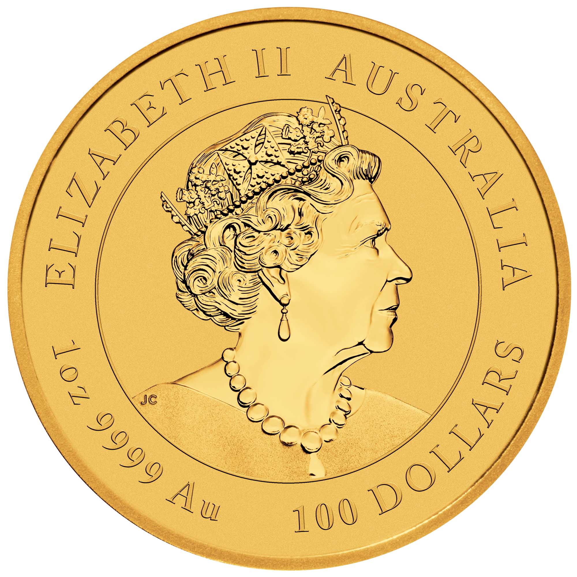 05 2023 YearoftheRabbit Gold Bullion 1oz Coin Obverse HighRes