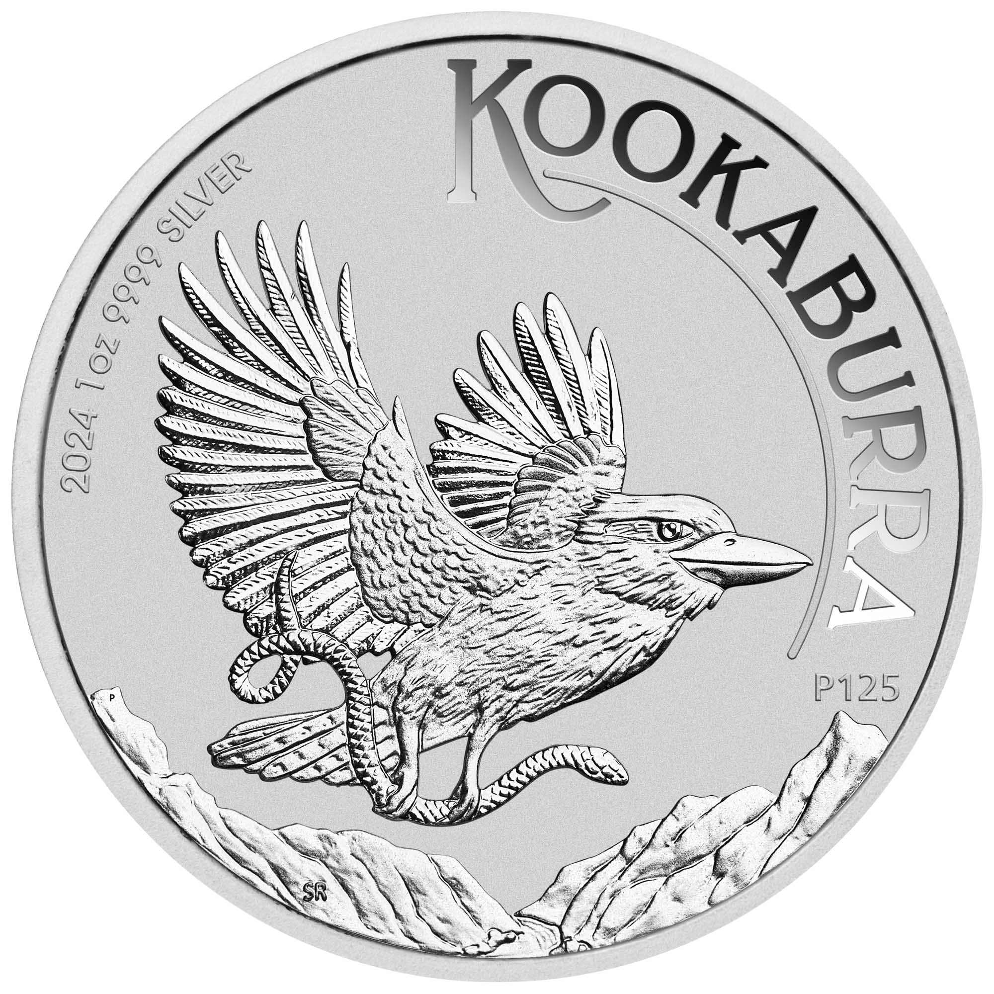 08 2024 AusKookaburra Silver 1oz Bullion StraightOn HighRes