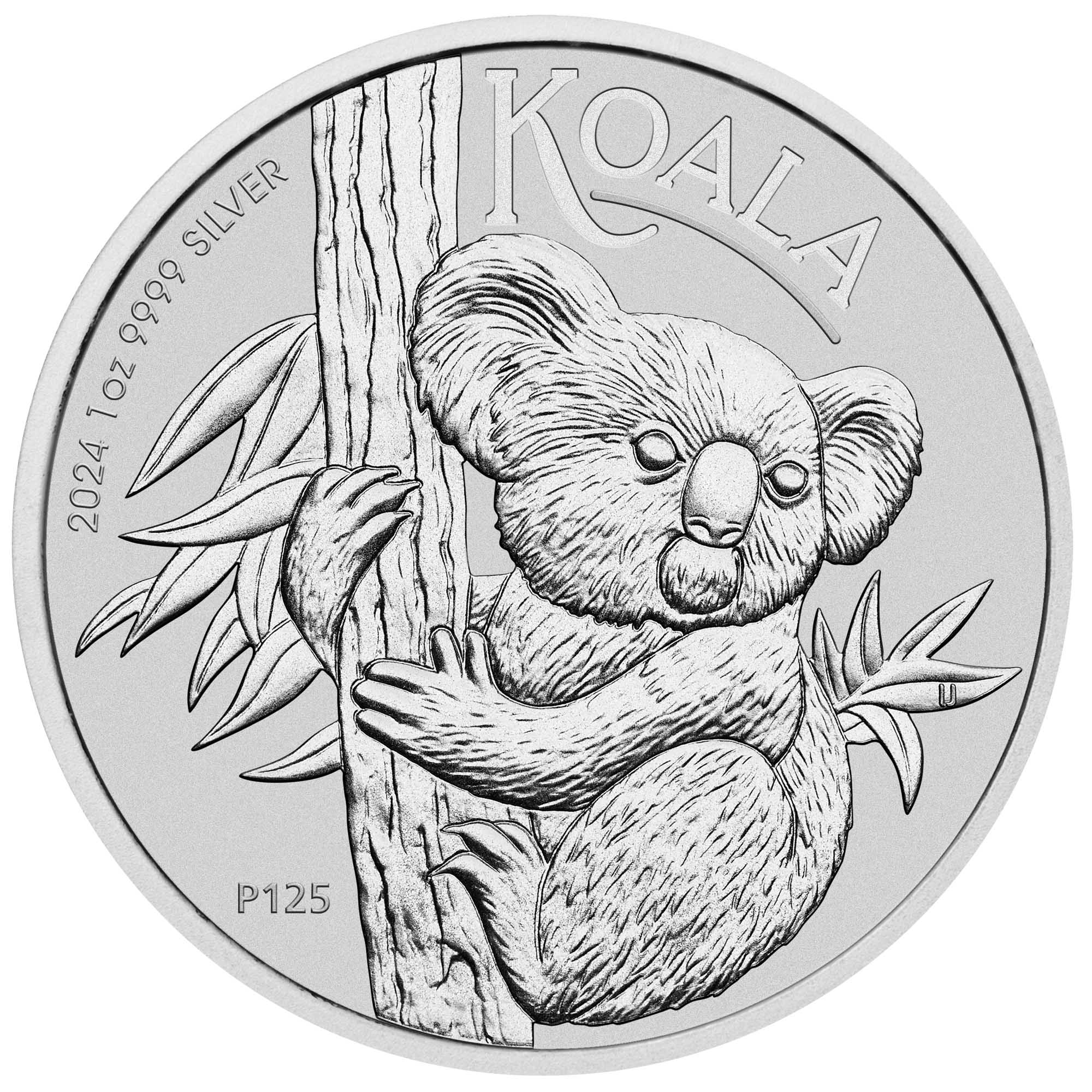 05 2024 AusKoala Silver 1oz Bullion StraightOn HighRes
