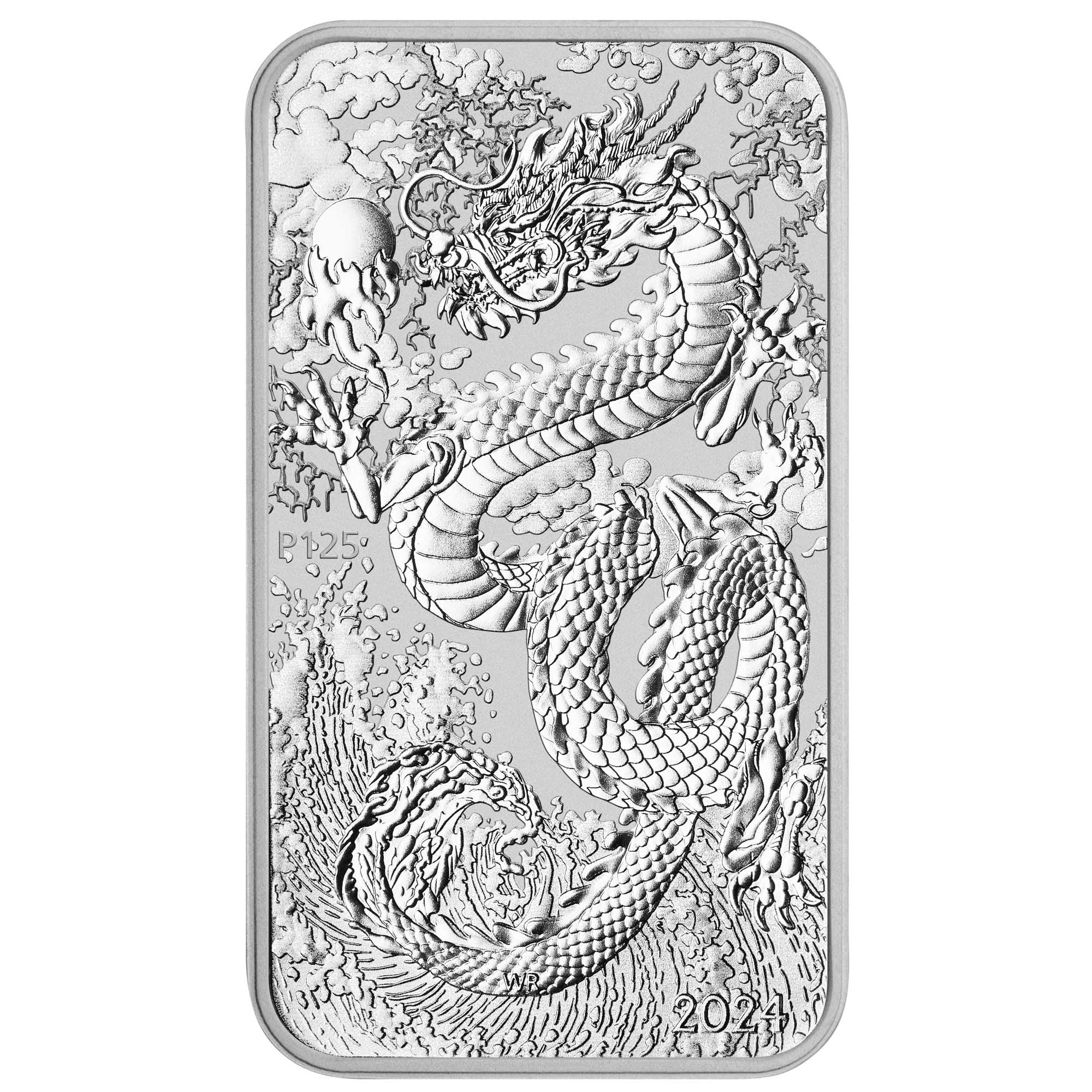 Dragon 2024 1oz Silver Individual Rectangular Bullion Coin