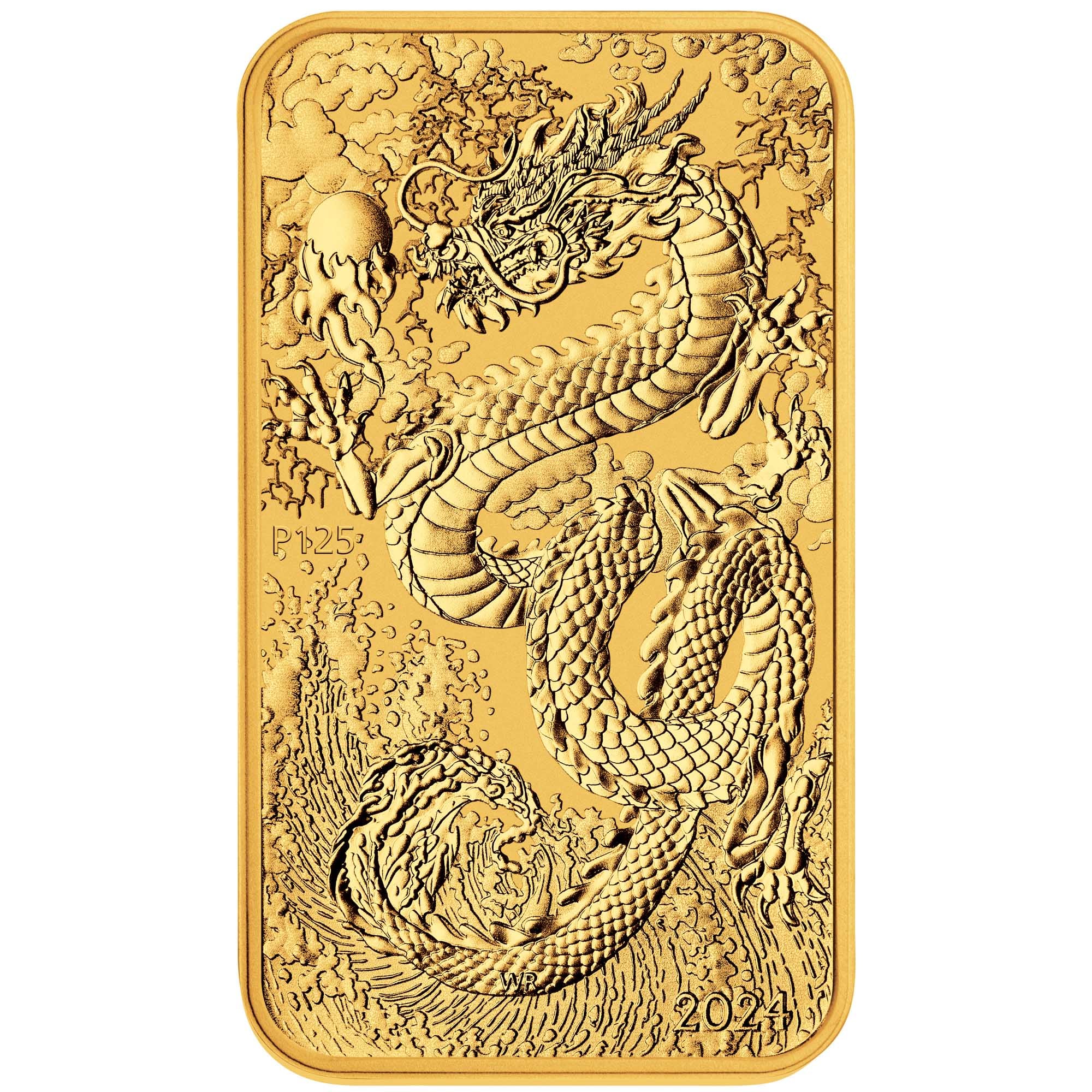 Dragon 2024 1oz Gold Rectangular Bullion Coin