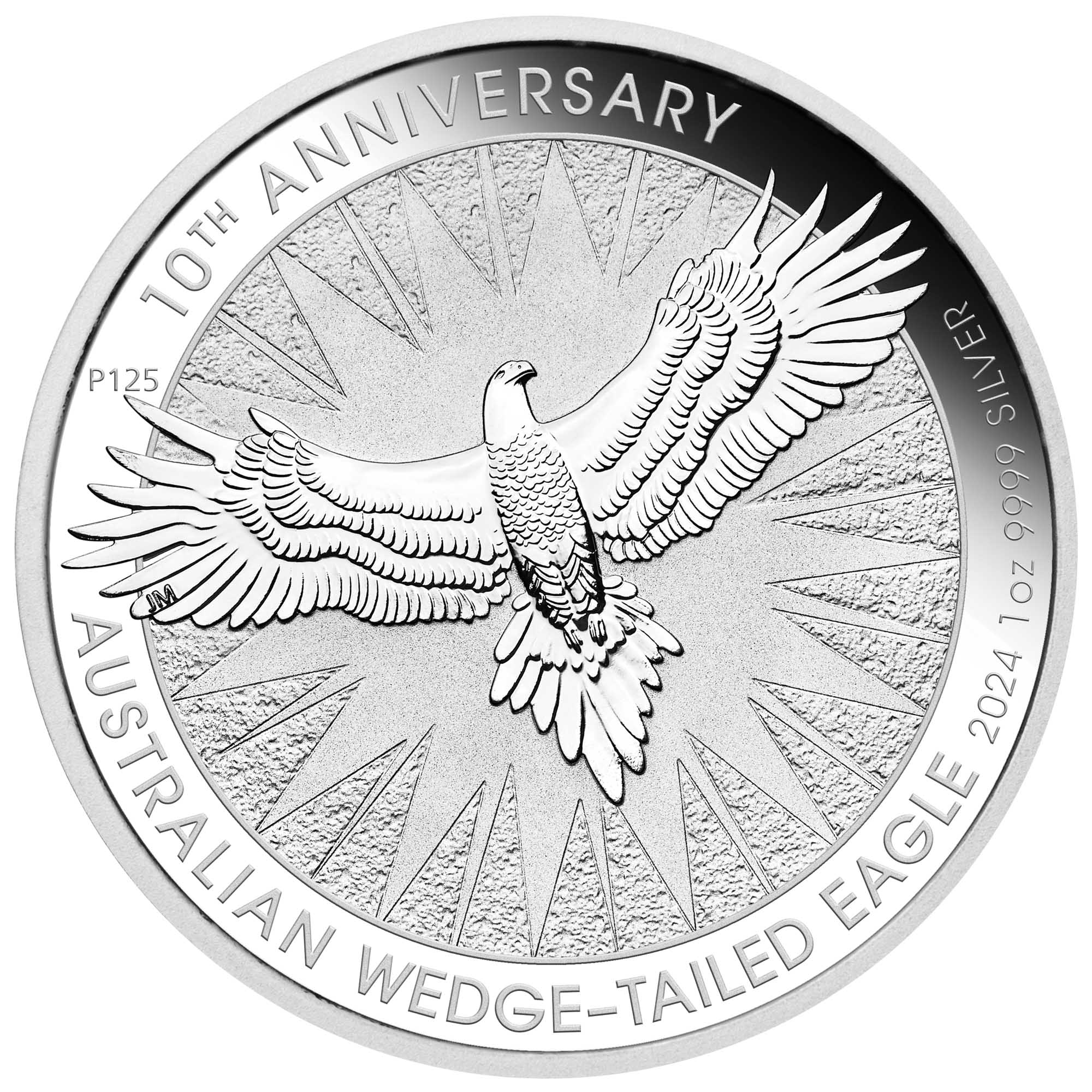02 2024 AustralianWedge TailedEagle 1oz Silver Bullion Coin Str