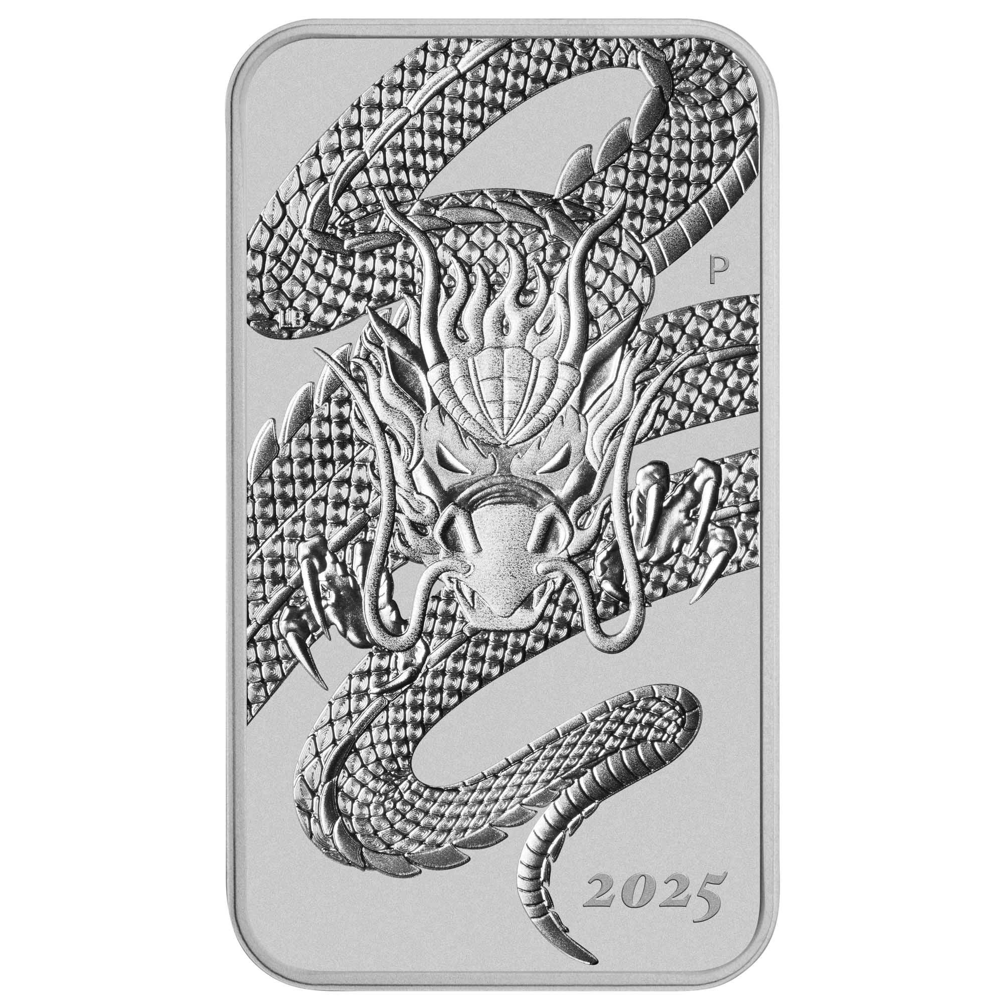 Dragon 2025 1oz Silver Rectangular Bullion Coin