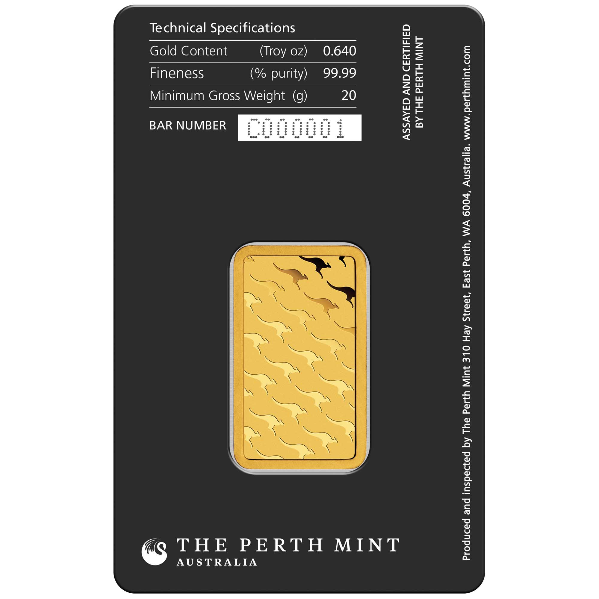 06 Gold MintedBar 20g Packaging Obverse HighRes