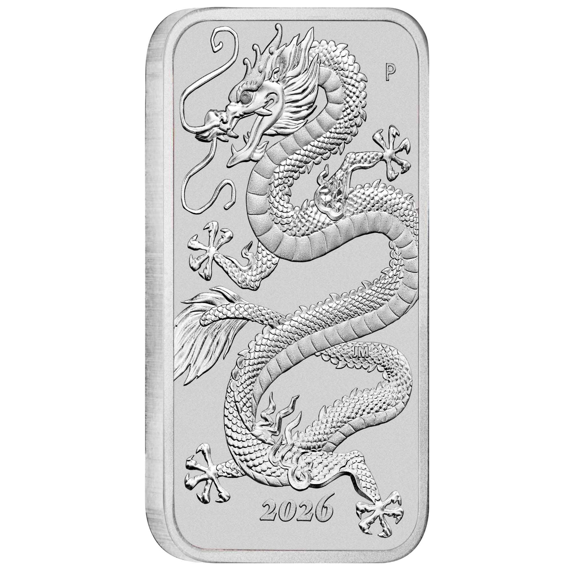Dragon 2026 1oz Silver Rectangular Individual Bullion Coin