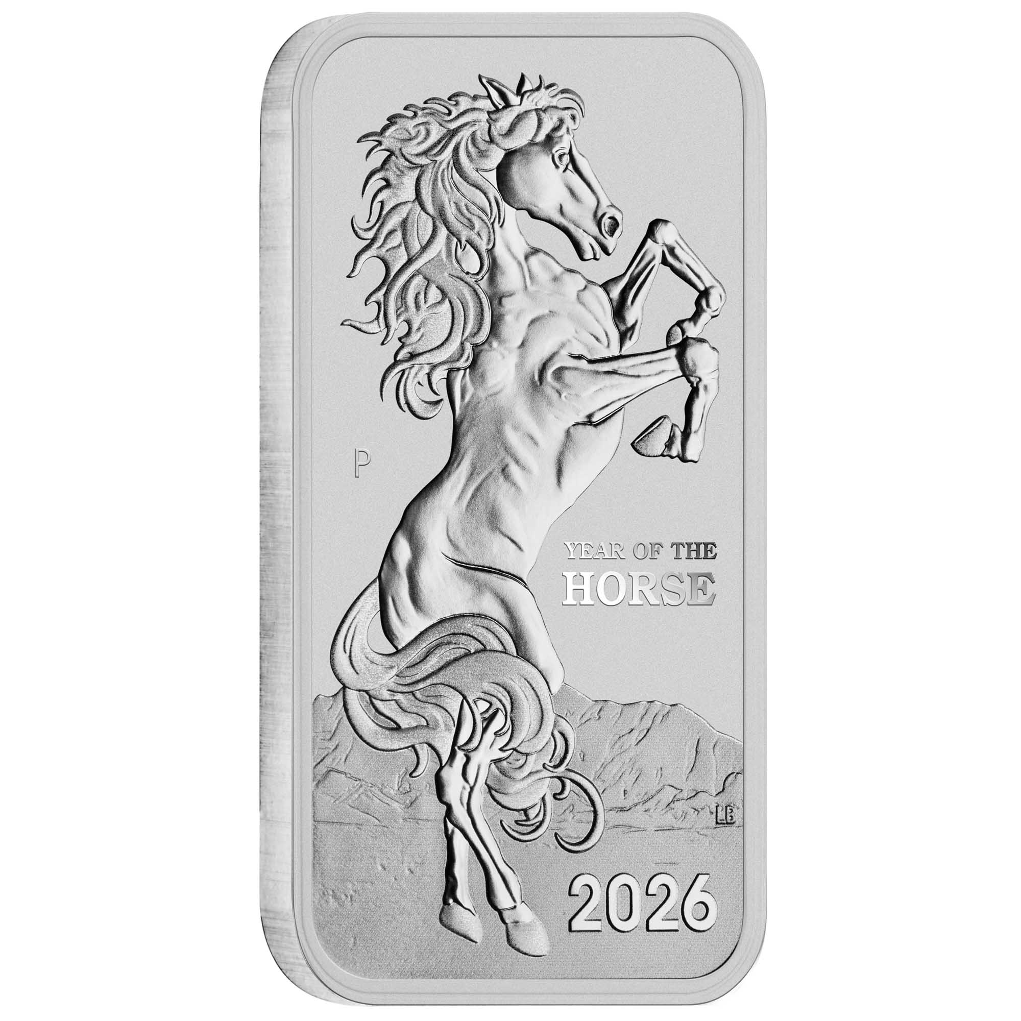 Lunar Horse 2026 1oz Silver Rectangular Individual Bullion Coin
