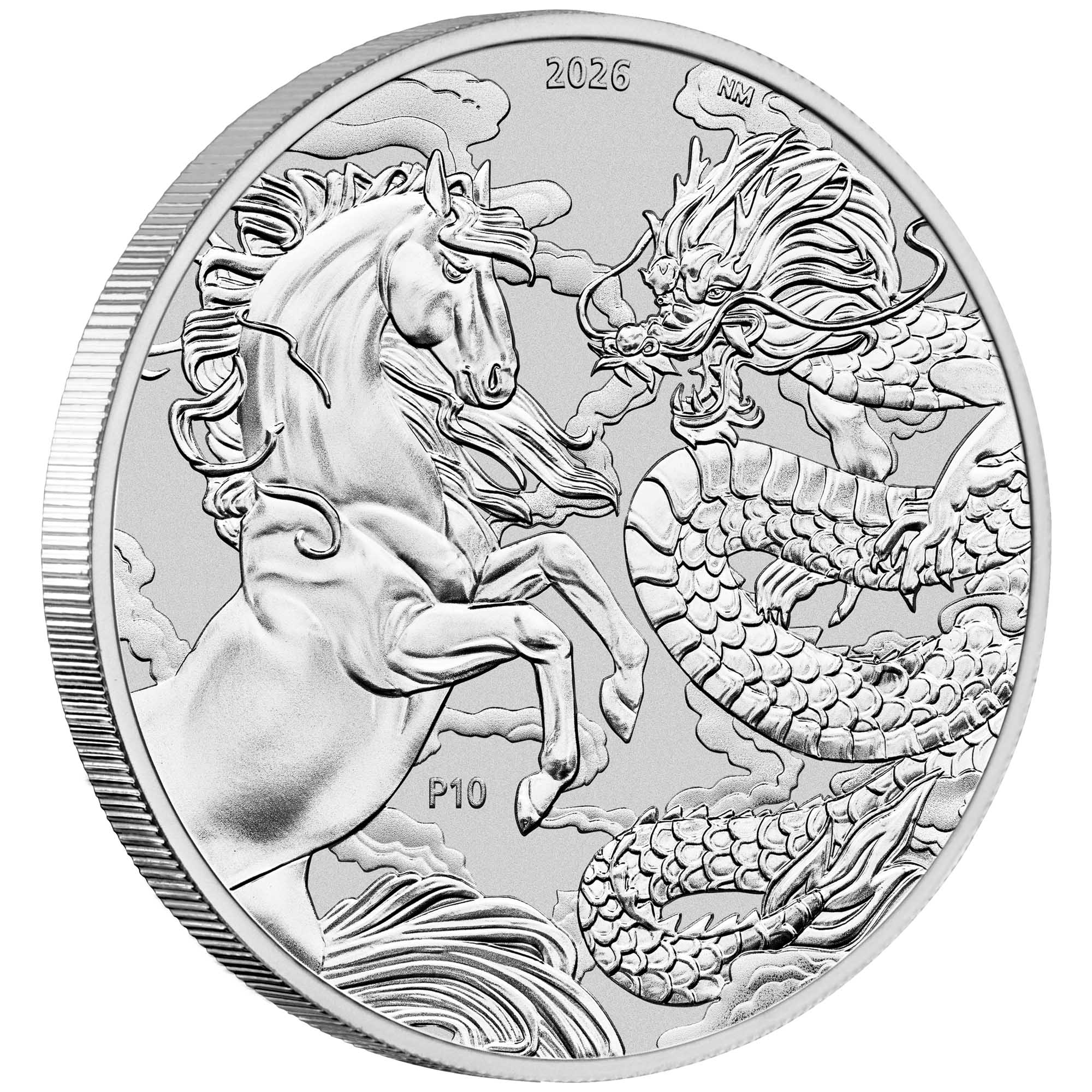 Dragon and Horse 2026 1oz Silver Bullion Coin