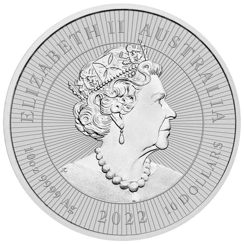 03 2022 AustralianDingoMother&Baby 10oz Silver Piedfort Coin Obverse HighRes
