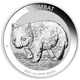02 Wombat 2022 1oz Silver Bullion Coin StraightOn HighRes