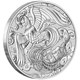 01 Phoenix 2022 1oz Silver Bullion Coin OnEdge Actual