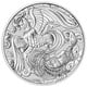 02 Phoenix 2022 1oz Silver Bullion Coin StraightOn Actual
