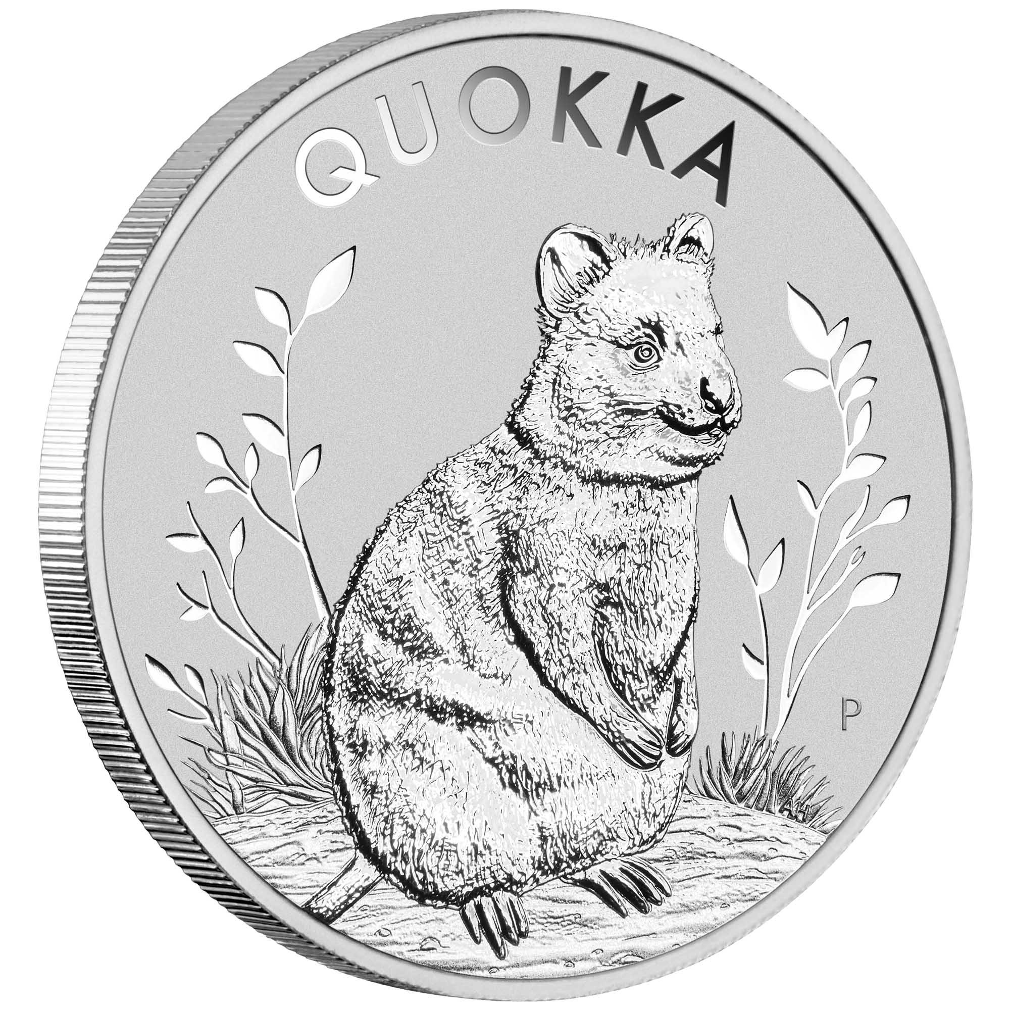 01 Quokka 2023 1oz Silver Bullion Coin OnEdge HighRes