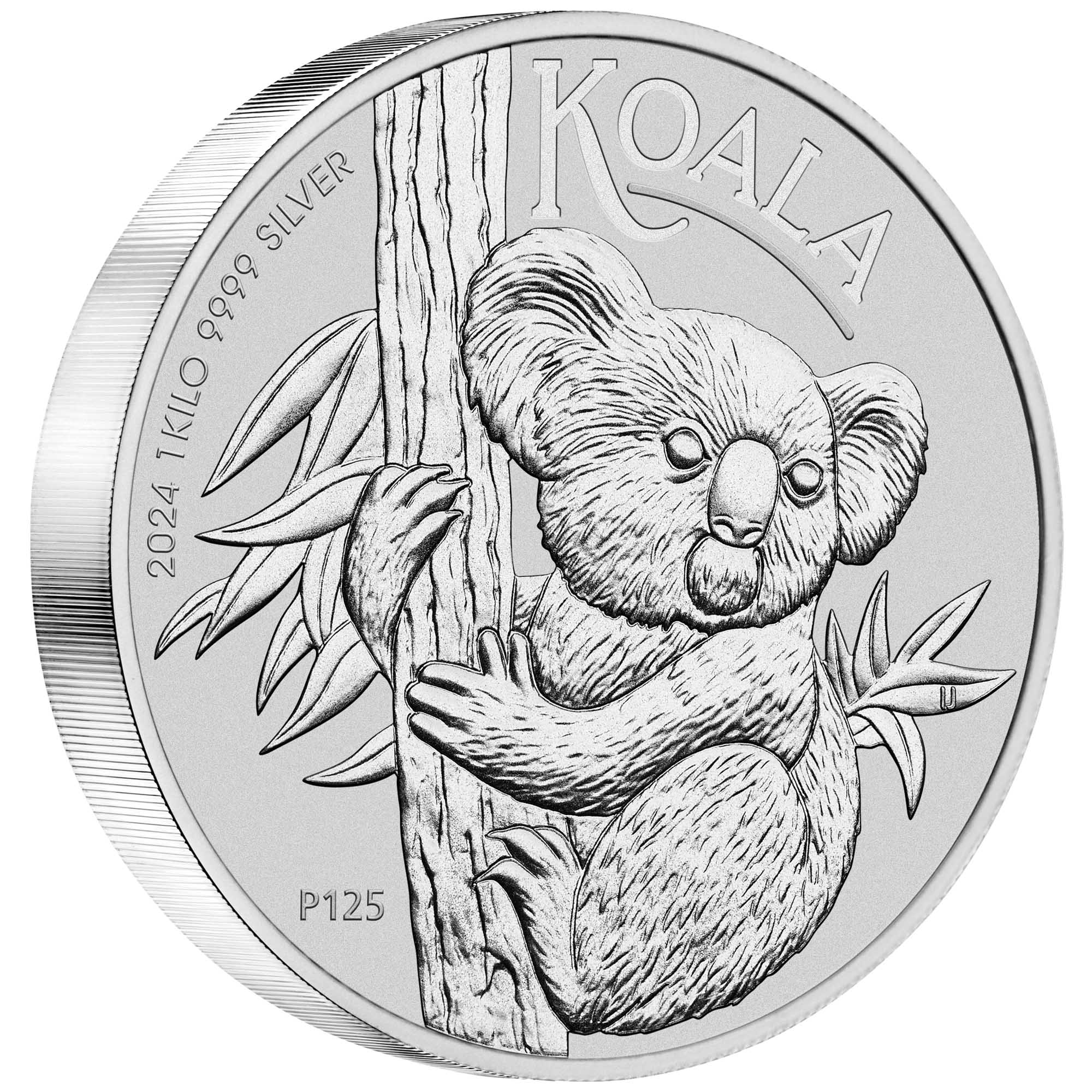 01 2024 AusKoala Silver 1Kilo Bullion OnEdge HighRes