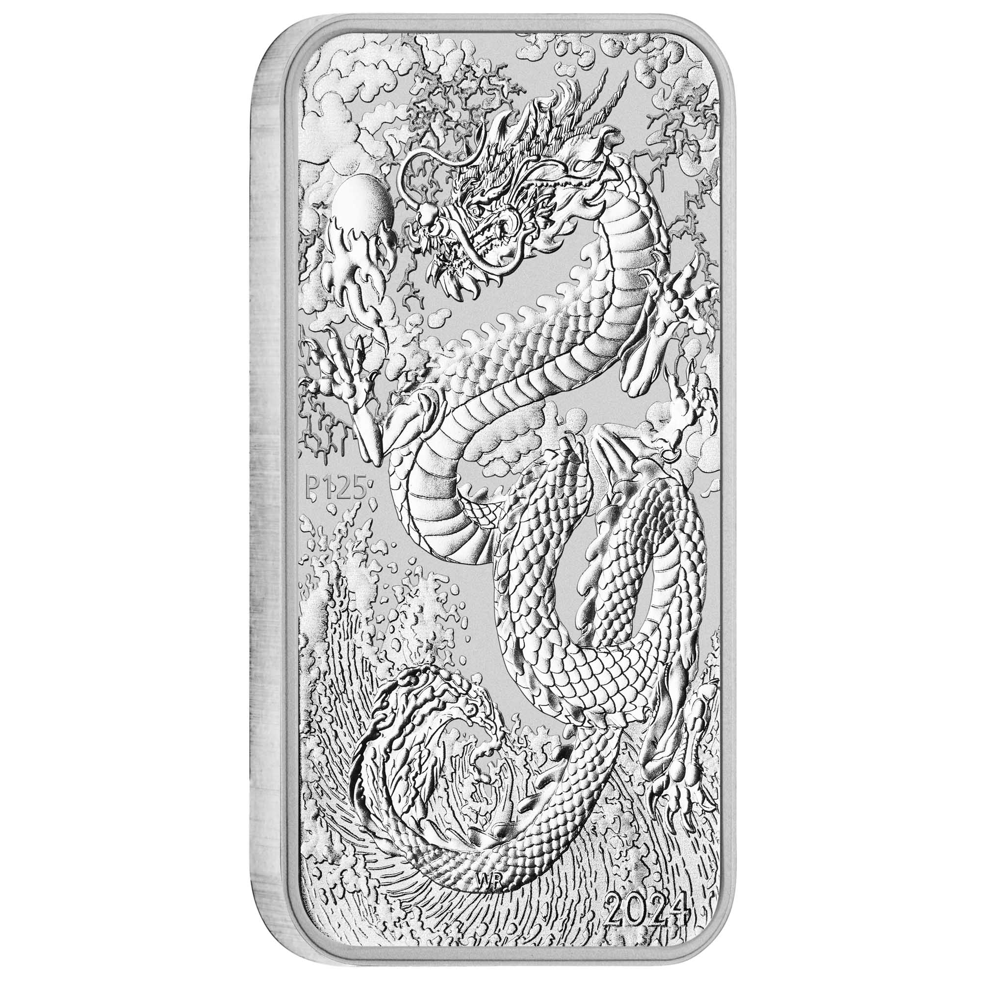 01 2024 RectangularDragon 1oz Silver Bullion OnEdge HighRes