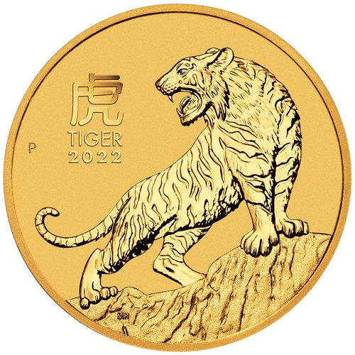 02 2021 YearoftheTiger Gold Bullion Coin StraightOn HighRes