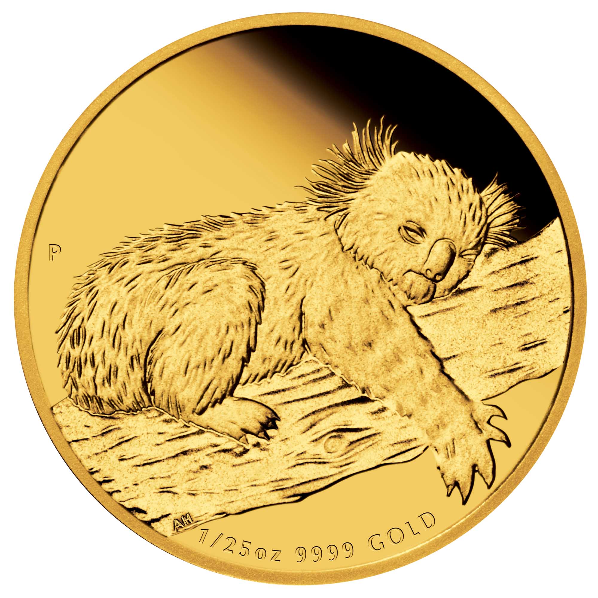 02 2012 AustralianKoala 1 25oz Gold StraightOn HighRes
