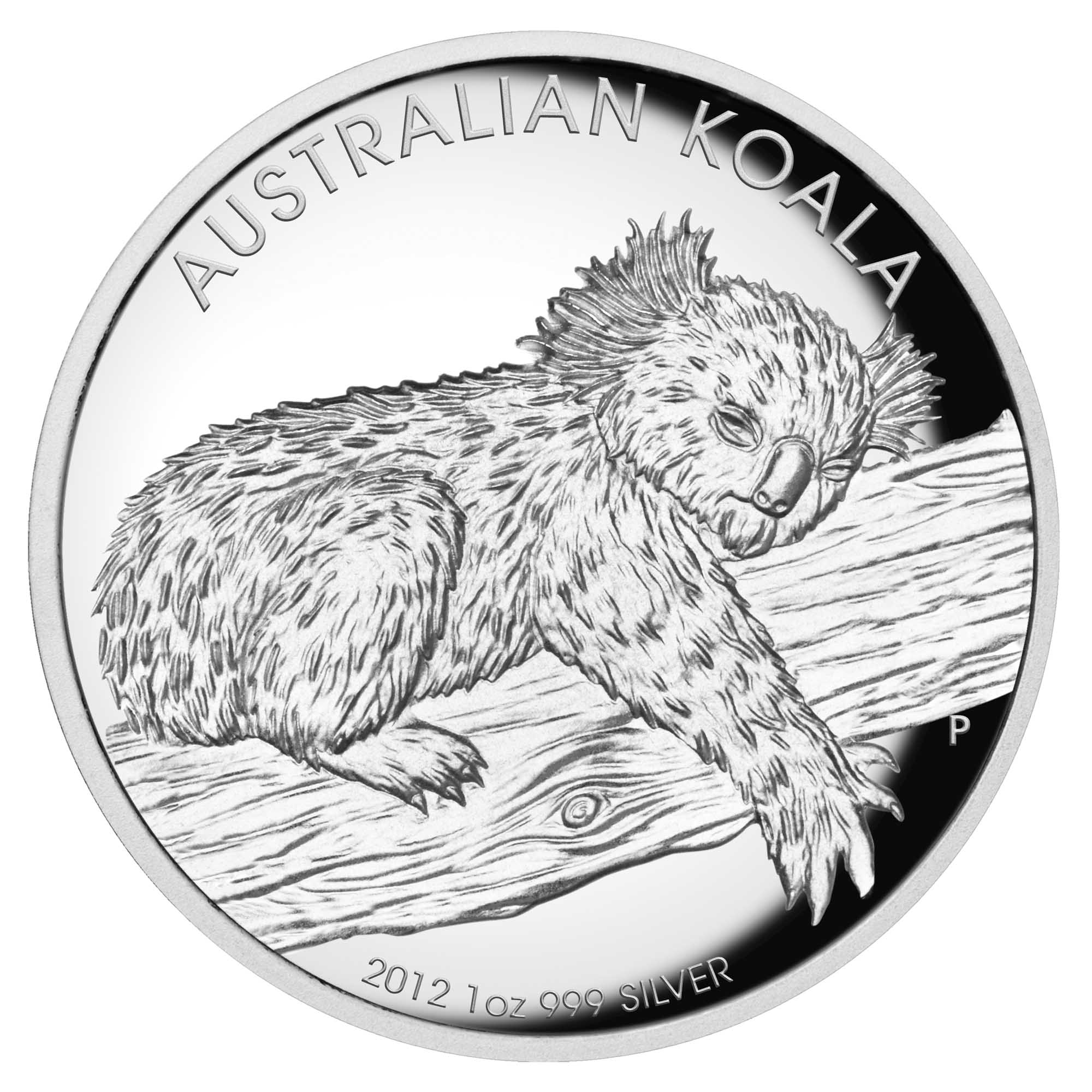 02 2012 AustralianKoala Silver 1oz HighRelief StraightOn Hig