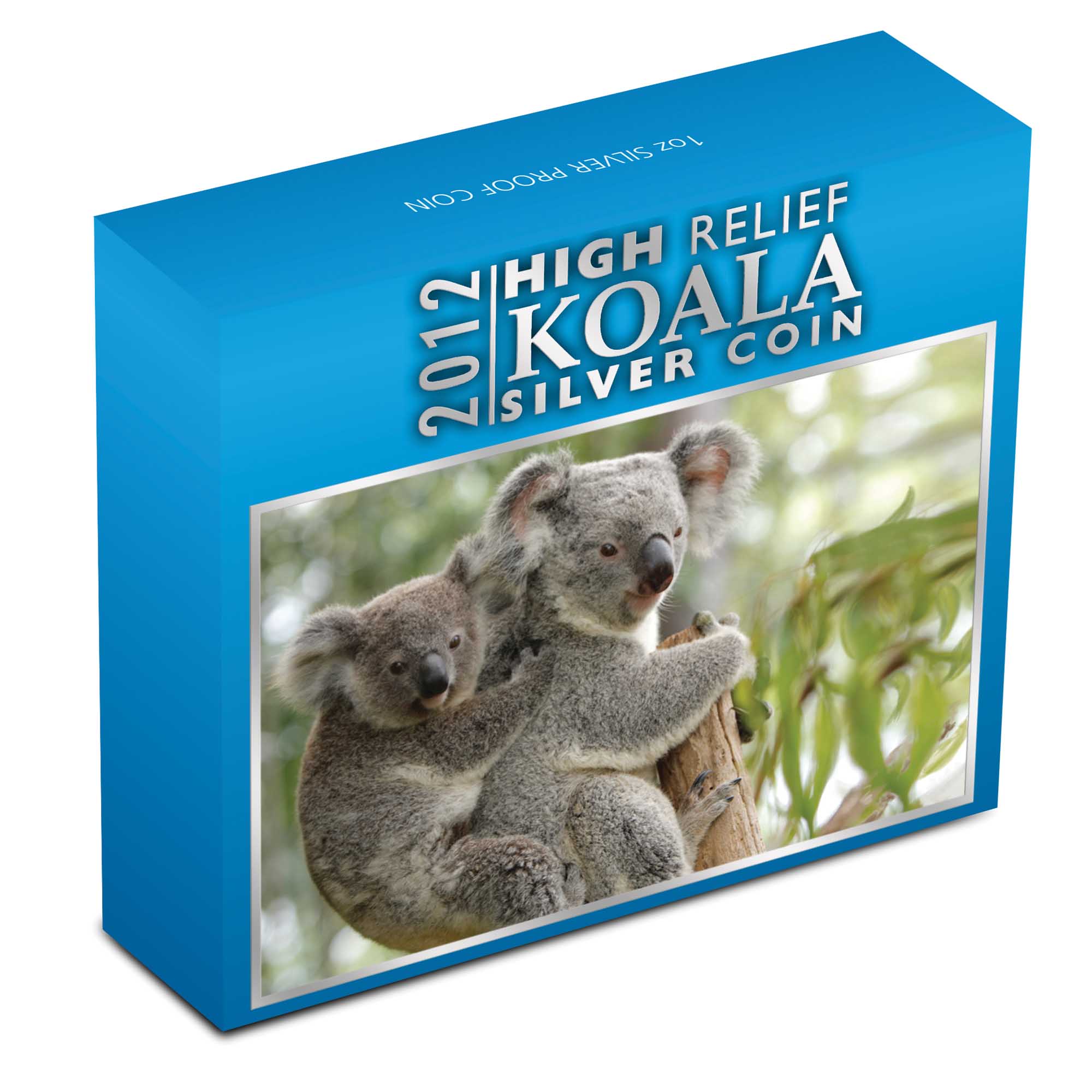 05 2012 AustralianKoala Silver 1oz HighRelief InShipper High