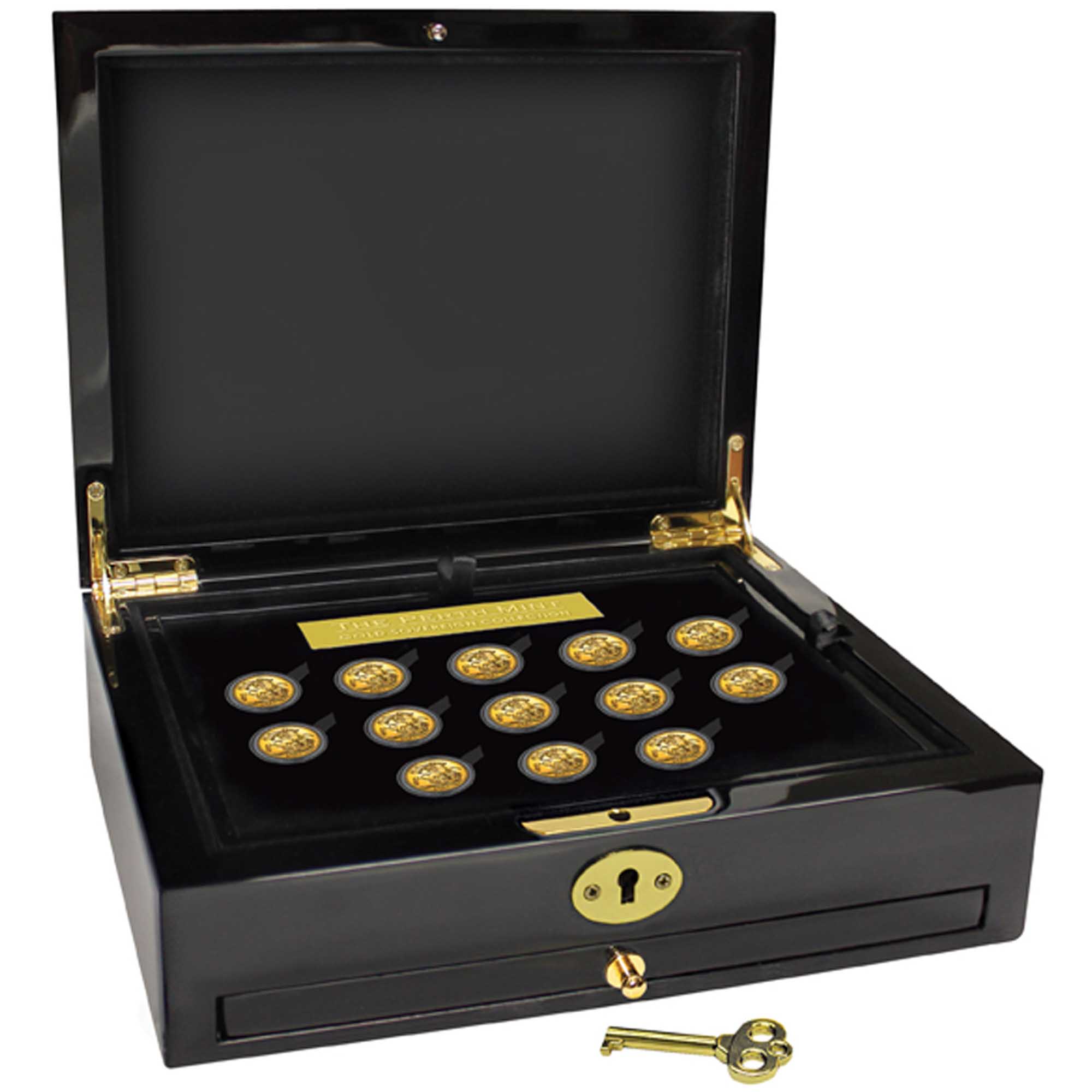 016 the complete 1899 1931 perth mint sovereign collection 2012 gold InCase