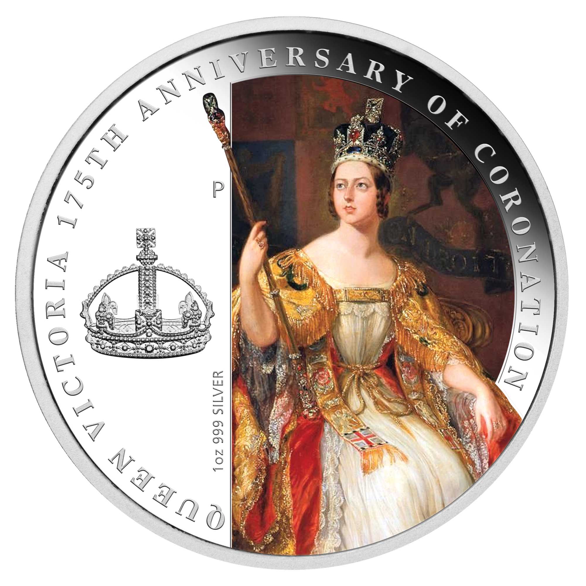 Queen Victoria coronation 2013 1oz silver proof coin
