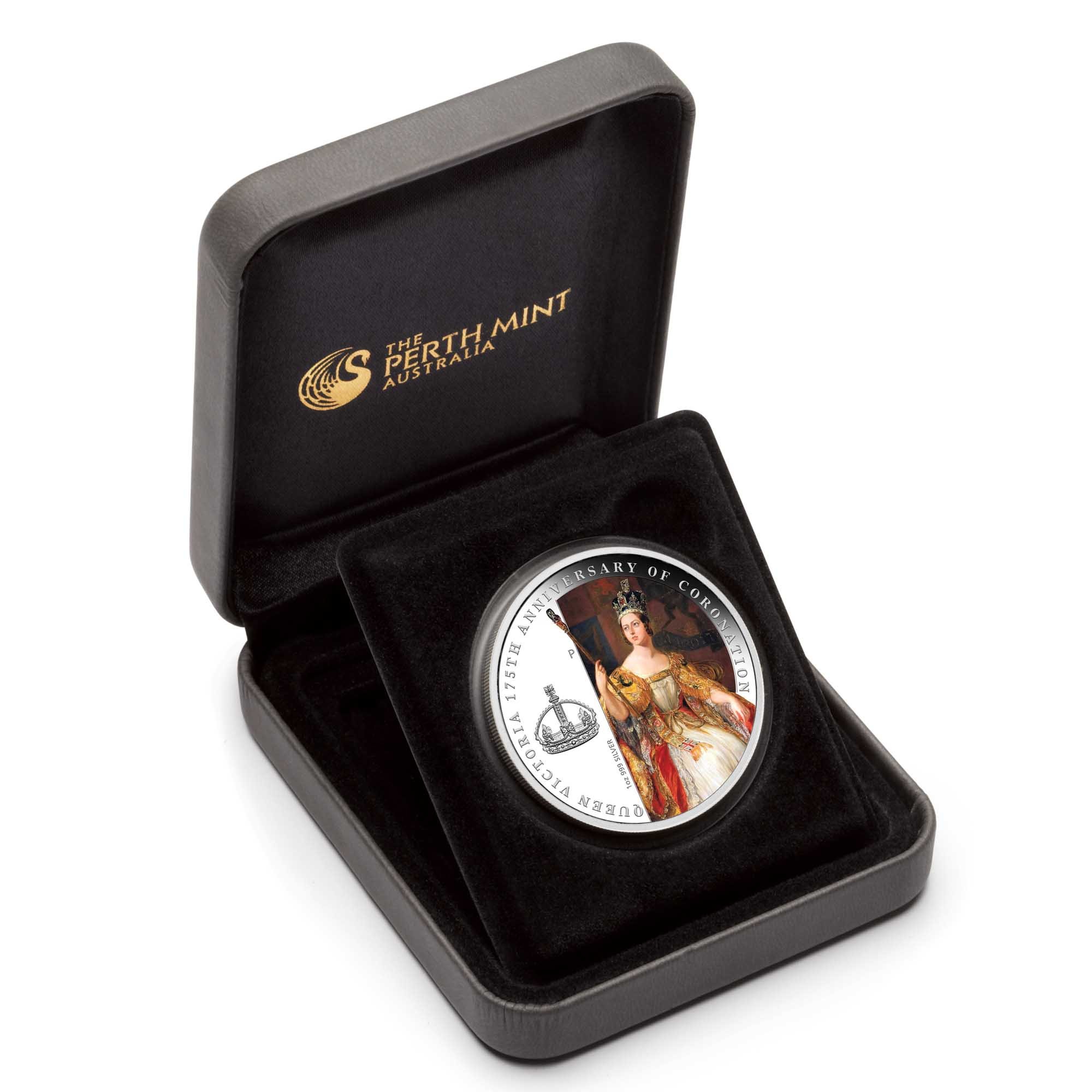 04 queen victoria 175th anniversary of coronation 2013 1oz silver proof InCase