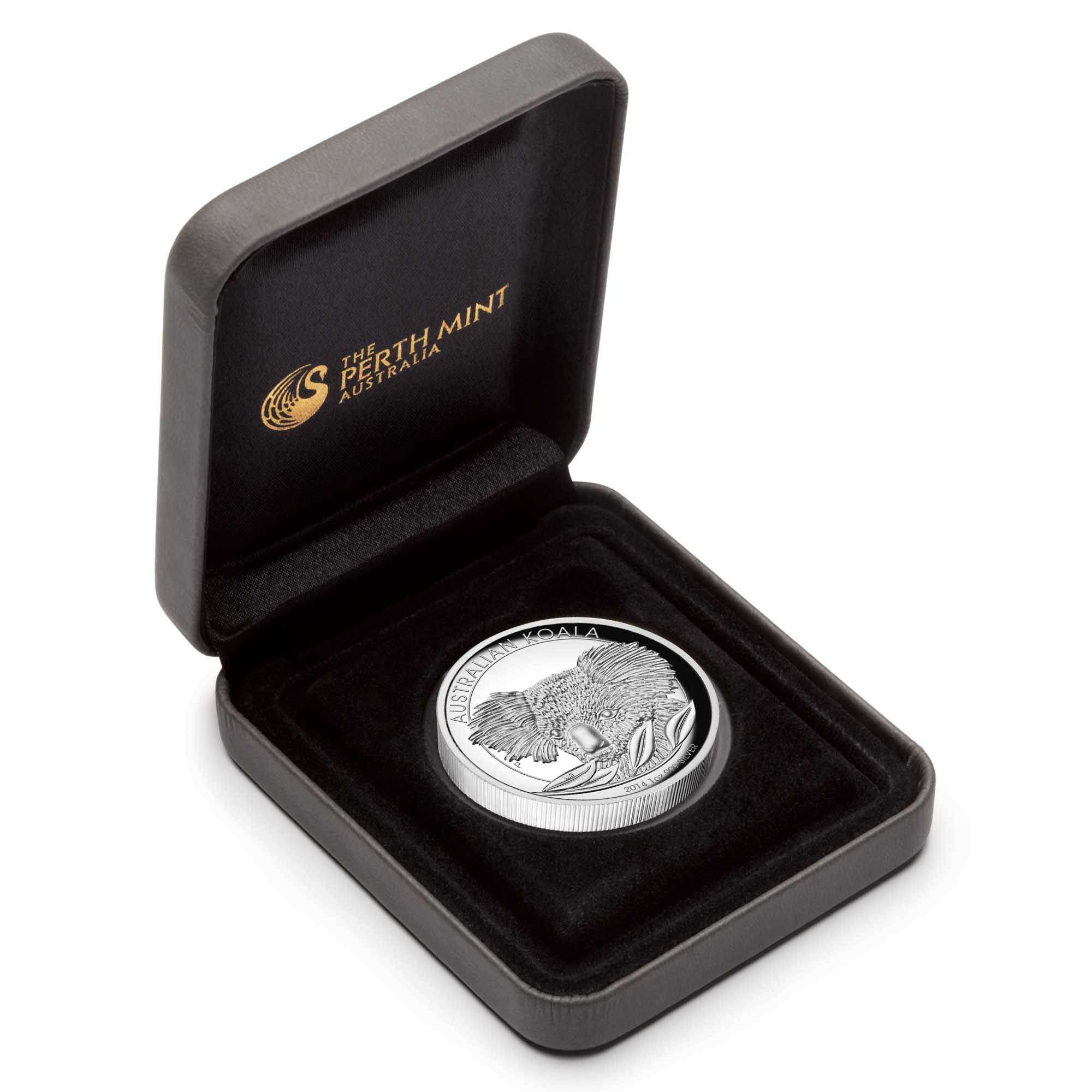 04 2014 AustralianKoala 1oz Silver HighRelief Proof InCase HighRes