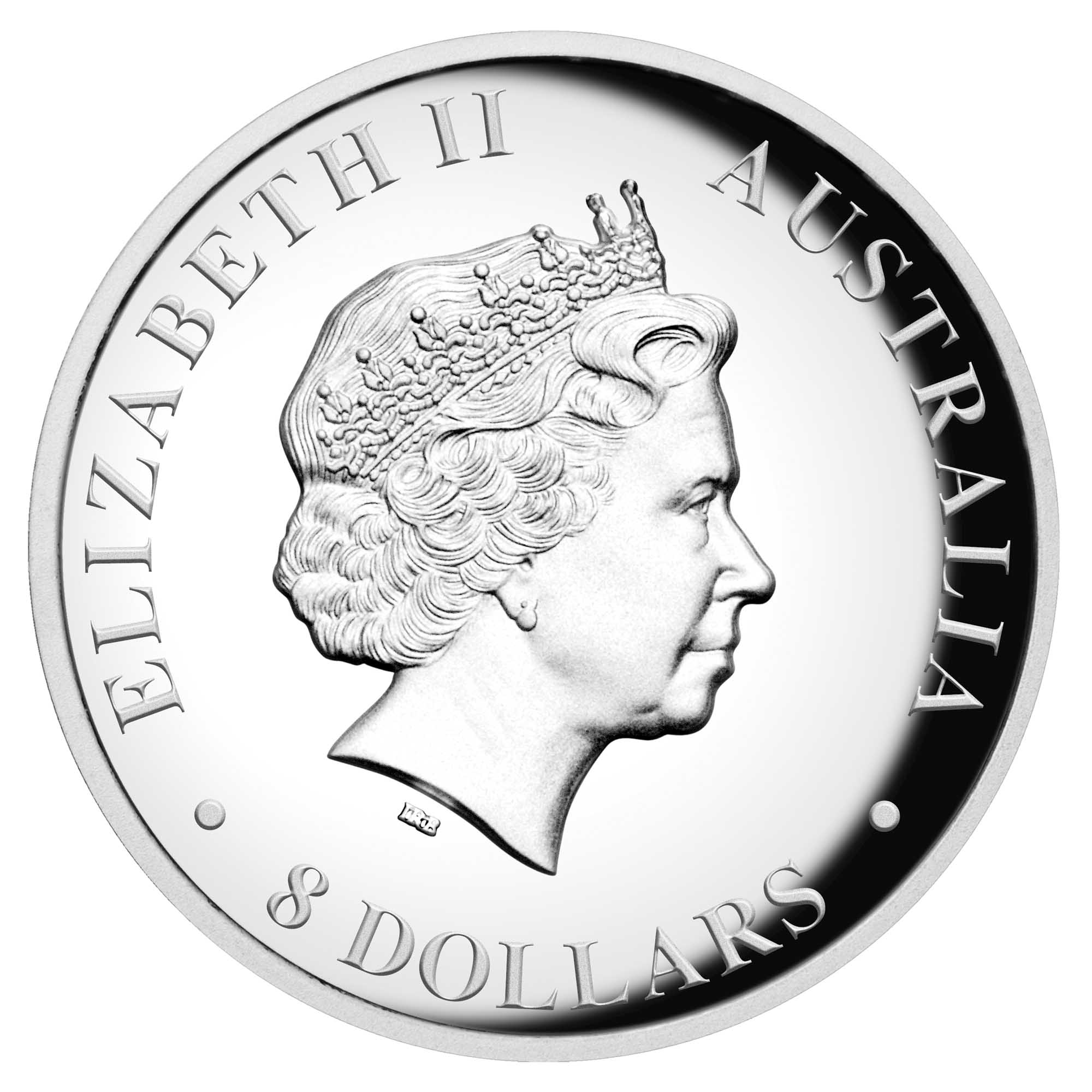 03 australian koala 2014 5oz silver high relief Obverse