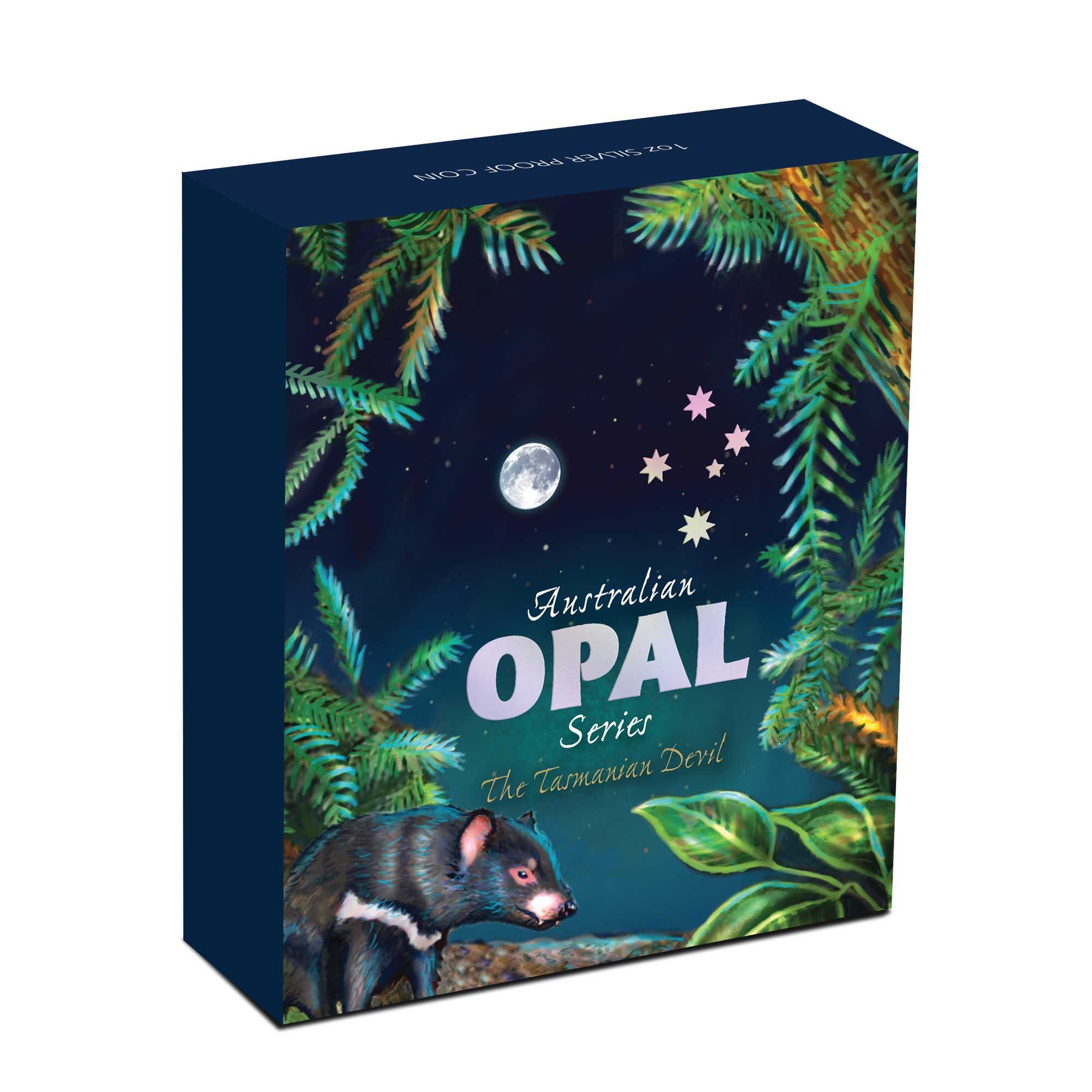 05 2014 TasmanianDevil Opal Silver 1oz InShipper HighRes
