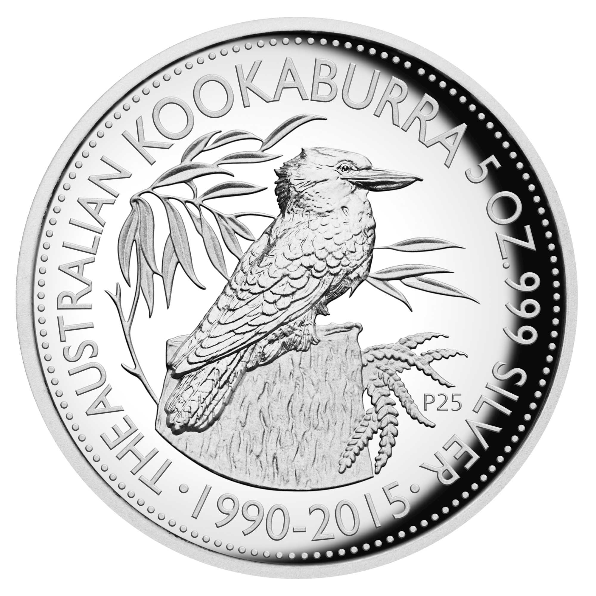07 2015 AustralianKookaburra 5oz Silver Proof HighRelief StraightOn HighRes