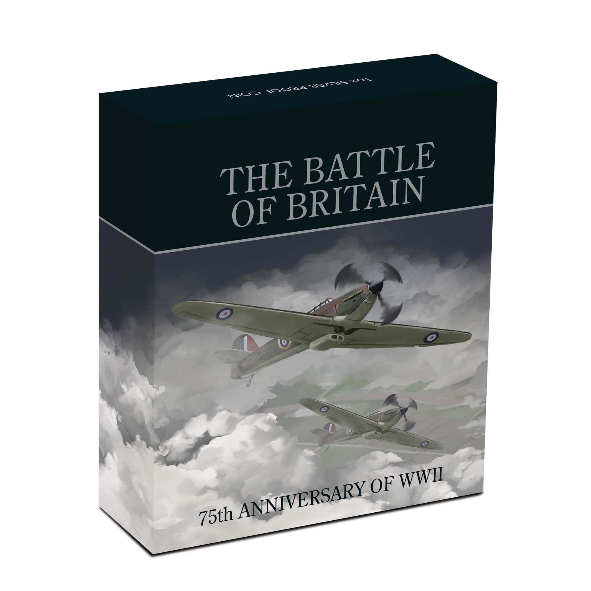 05   WWII BattleOfBritain Silver 1oz InShipper